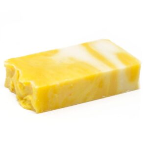 Artisan Olive Oil Soap Slice – Lemon