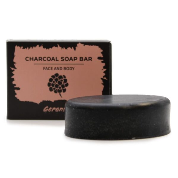 Charcoal Soaps Geranium
