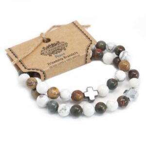 Peace Gemstone Friendship Bracelets