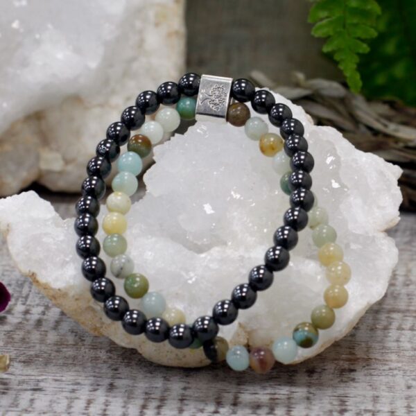 Amazonite Magnetic Gemstone Bracelet - Image 5