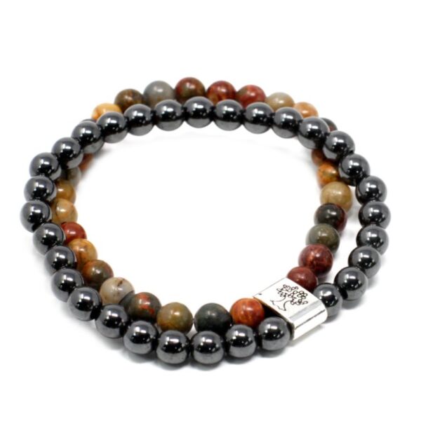 Picasso Jasper Magnetic Gemstone Bracelet - Image 2