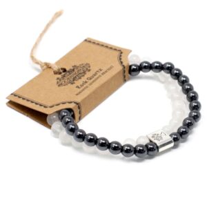 Rock Quartz Magnetic Gemstone Bracelet