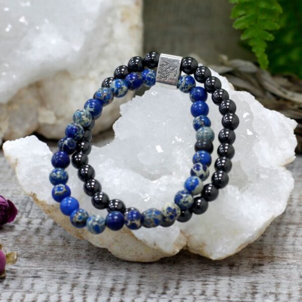 Sodalite Magnetic Gemstone Bracelet - Image 5