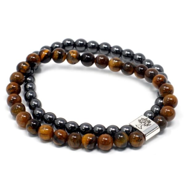 Tiger Eye Magnetic Gemstone Bracelet - Image 2