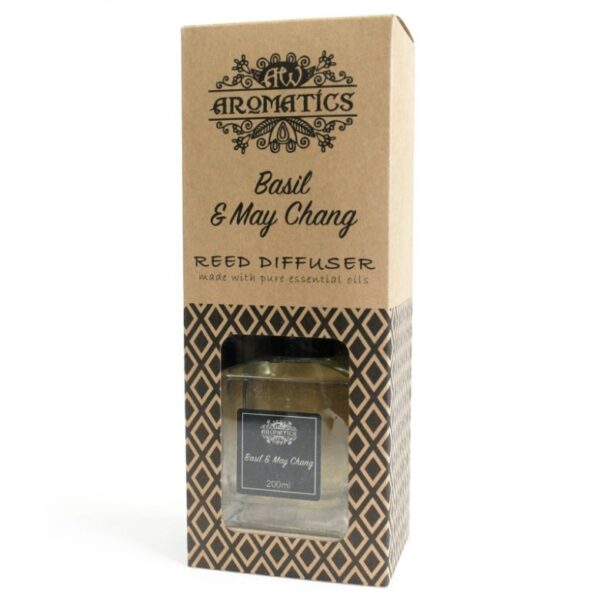 Basil & Maychang Essential Oil Reed Diffuser - Image 3