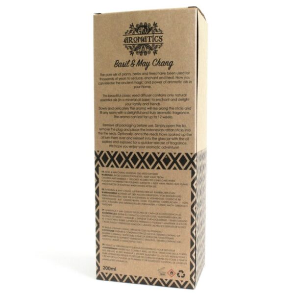 Basil & Maychang Essential Oil Reed Diffuser - Image 4