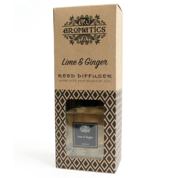 Lime & Ginger Essential Oil Reed Diffuser - Image 3