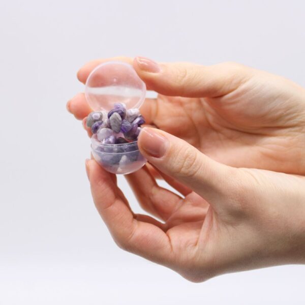 Amethyst Gemstone Bracelet Bath Bomb - Image 3