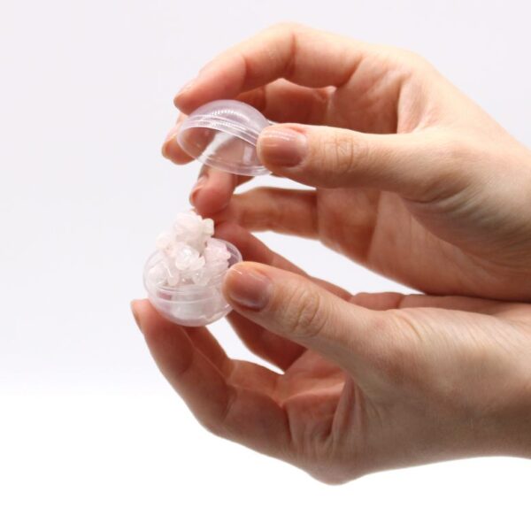 Rose Quartz Gemstone Bracelet Bath Bomb - Image 3