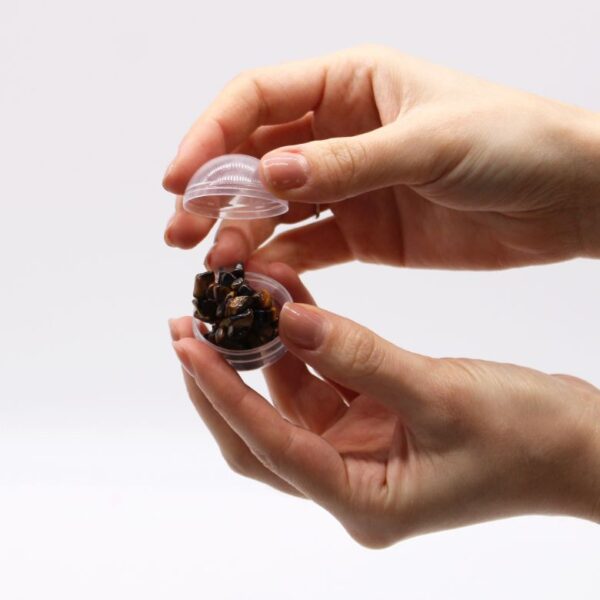 Tiger Eye Gemstone Bracelet Bath Bomb - Image 3