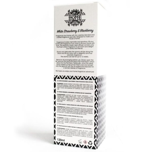 White Strawberry & Blackberry Reed Diffuser - Image 4