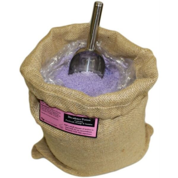Decadence Aromatherapy Bath Potion Hessian Sack