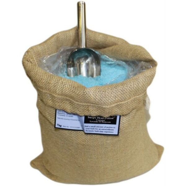 Sleepy Head Aromatherapy Bath Potion Hessian Sack