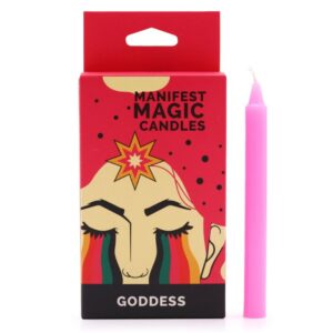 Goddess Manifest Magic Candles - Pink