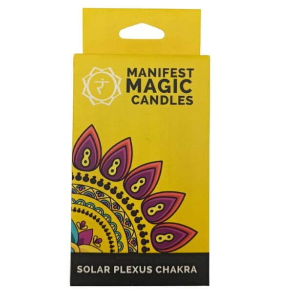 Solar Plexus Chakra Manifest Magic Candles - Yellow - Image 5