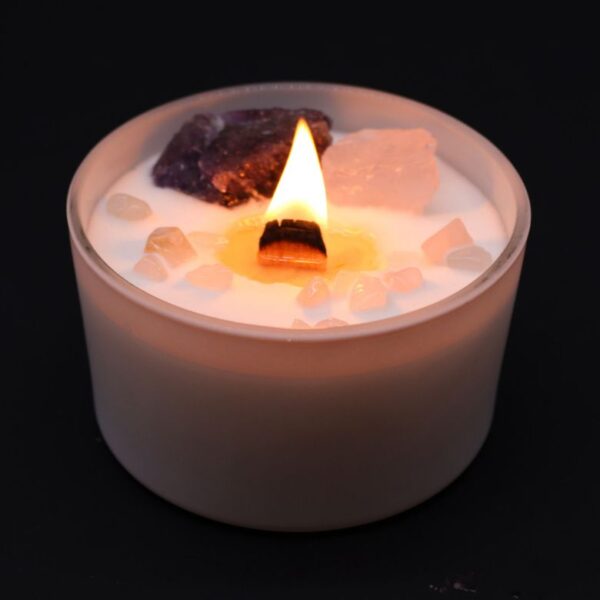 Third Eye Chakra Crystal Candle - Image 5