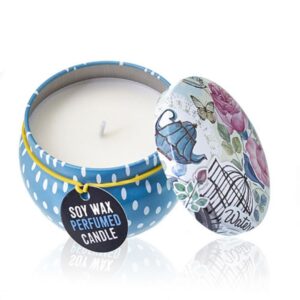 Parisian Weekend Art Tin Candle