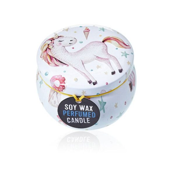 Unicorns  Art Tin Candle - Image 5