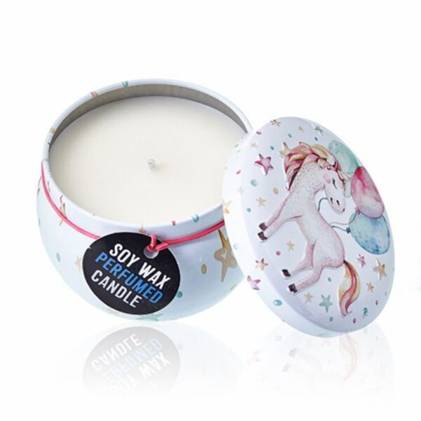 Unicorns  Art Tin Candle - Image 8