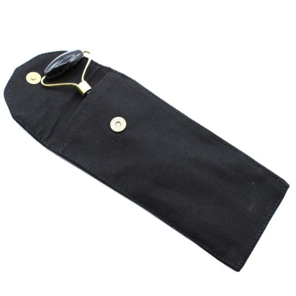 Black Obsidian Gemstone Face Roller - Image 3