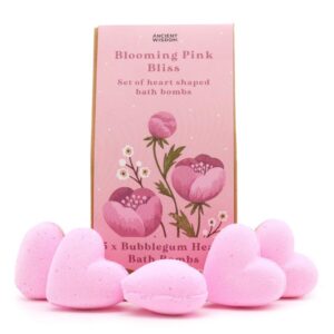Blooming Pink Bliss Heart Bath Bomb Gift Set