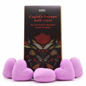 Cupid's Escape Self Care Heart Bath Bomb Gift Set