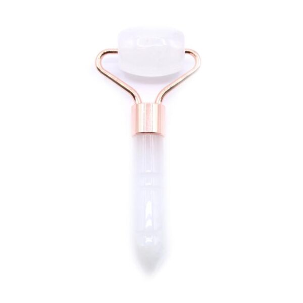 Rock Quartz Gemstone Mini Roller