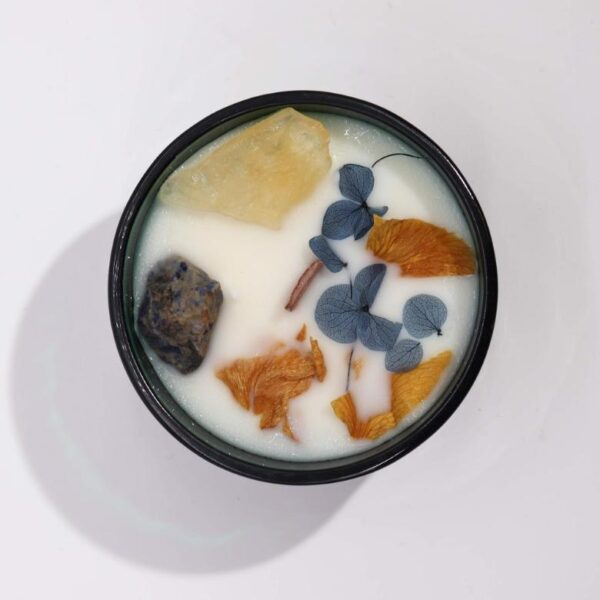 The Sun Hop Hare Crystal Magic Flower Candle - Image 3