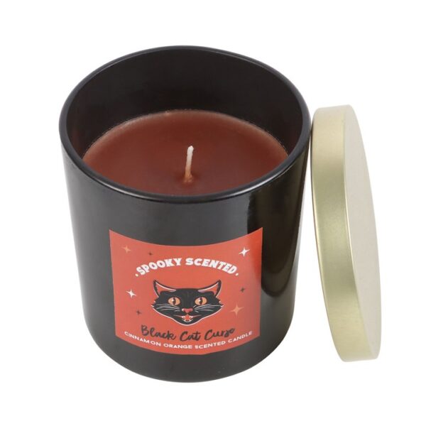 Black Cat Curse Cinnamon Orange Candle - Image 2