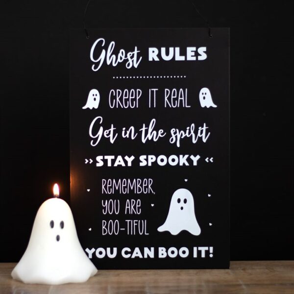 Ghost Rules Hanging Sign - Image 4