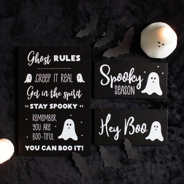 Ghost Rules Hanging Sign - Image 5