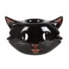 Spooky Black Cat Oil Burner