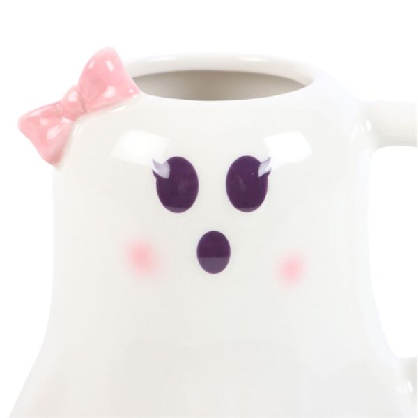 Mrs Boo Ghost Shaped Mug with Bow - Image 2