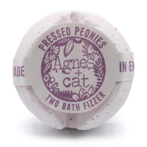 Agnes + Cat Bath Fizzer - Pressed Peonies