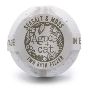 Agnes + Cat Bath Fizzer - Seasalt & Moss