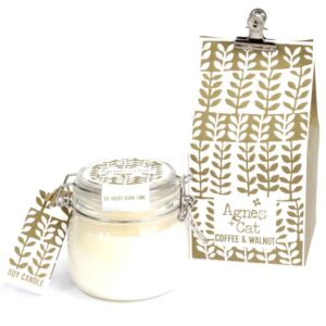 Coffee and Walnut Soy Wax Kilner Jar Candle