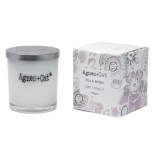 Tea and Roses Soy Wax Votive Candle